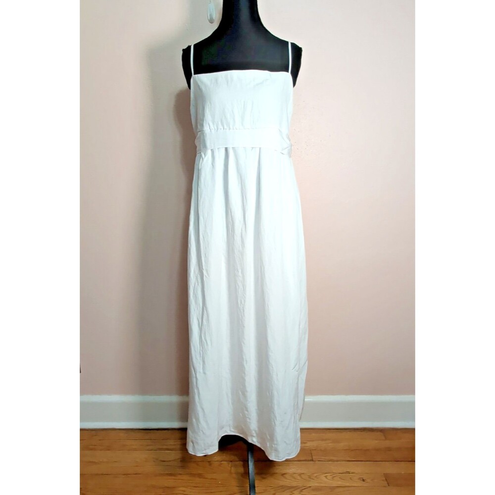 NWT Vince. White Panel Midi Dress XL - Quiet Luxury Minimalist Bridal Event - Picture 3 of 15